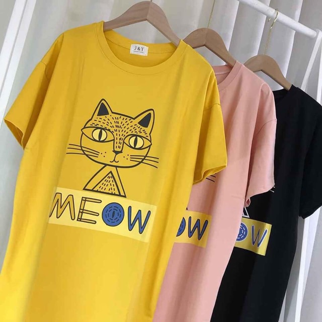 VÁY XUÔNG NỮ COTTON MEOW