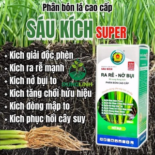 Ra rễ nở bụi Sáu Kích Super 500ml - Phân bón vi lượng cao cấp: Bổ sung rong biển