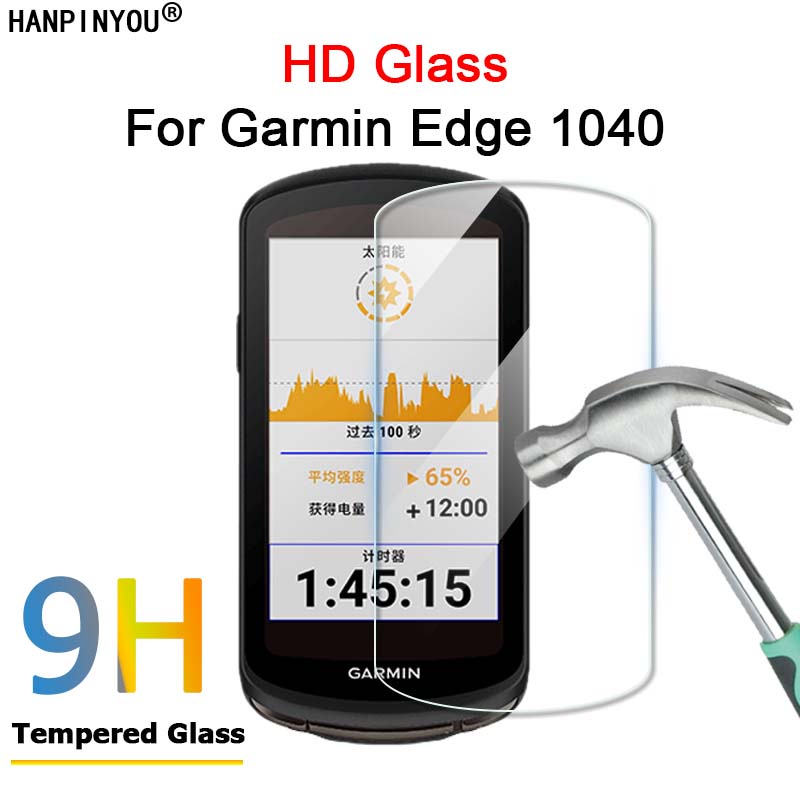 Kính Cường Lực 2.5D 9H Cao Cấp Bảo Vệ Màn Hình Cho Garmin Edge 1040 1030 1000 520 820 130 530 830 Plus