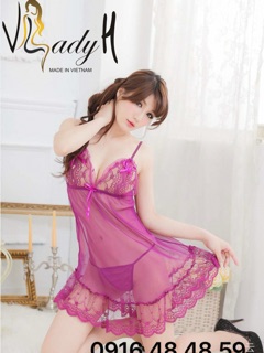 Váy ngủ sexy ren lưới siêu mỏng
