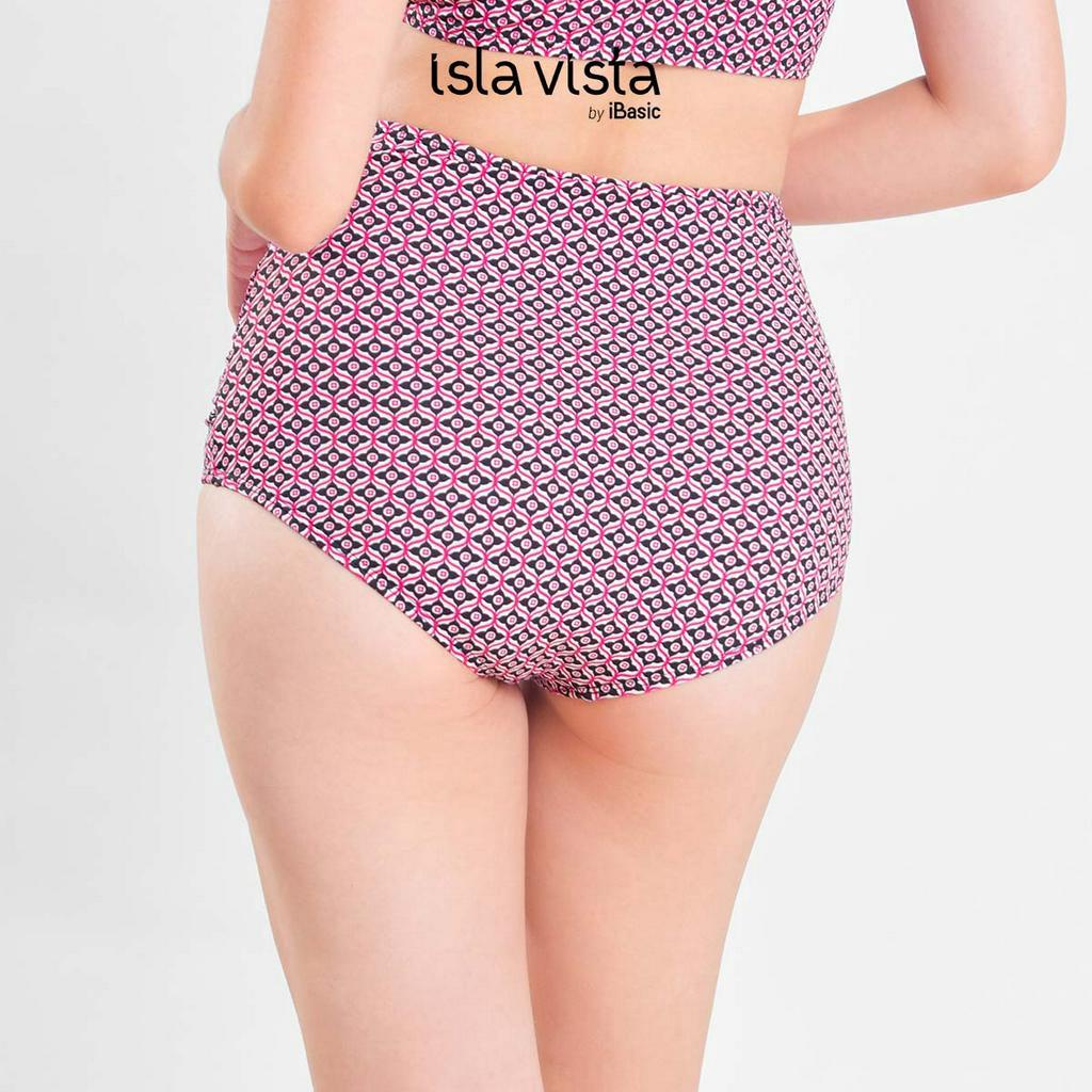 Quần bơi nữ lưng cao xếp nhún Isla Vista IVWB021