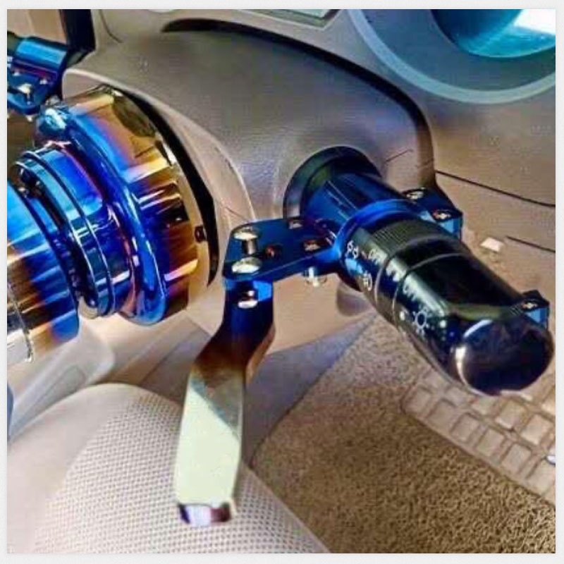 1  Mở Rộng Thanh Tín Hiệu Vô Lăng Xe Hơi Bằng Chrome xe hơi phổ thông cần điều chỉnh 1pc Vô lăng chrome tín hiệu tự động leve mở rộng vị trí lên bộ phụ kiện nội thất ô tô