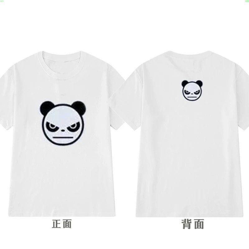 Áo Thun Tay Ngắn Chất Liệu Cotton Cao Cấp Họa Tiết Hình Gấu Trúc Hello Kitty Đáng Yêu Thời Trang Mùa Hè