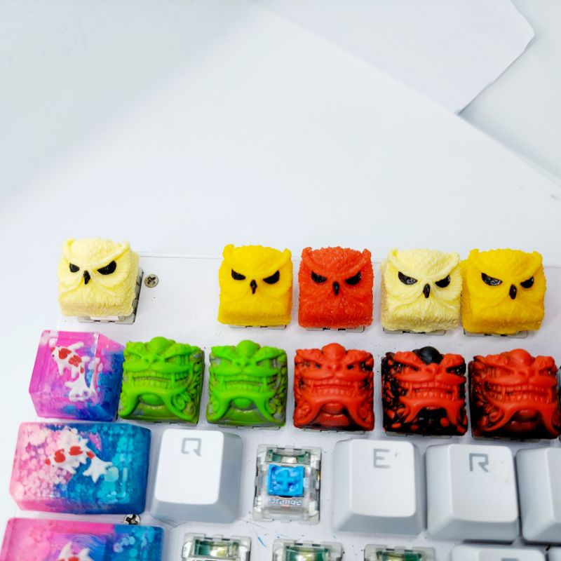 Keycap keypora clone sắc màu trang trí bàn phím cơ gaming