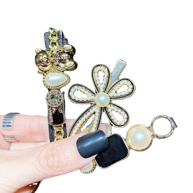 Kẹp Tóc Gắn Hạt Cao Cấp Mẫu Mới Hàn Quốc.