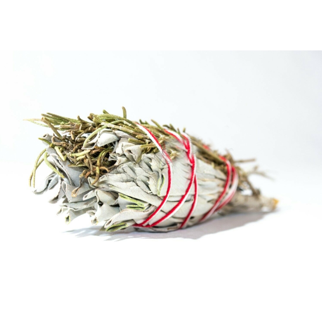 Bó lá xô thơm mix hương thảo California White Sage + Rosemary Smudge Incense 3&quot;-4&quot; Bundle