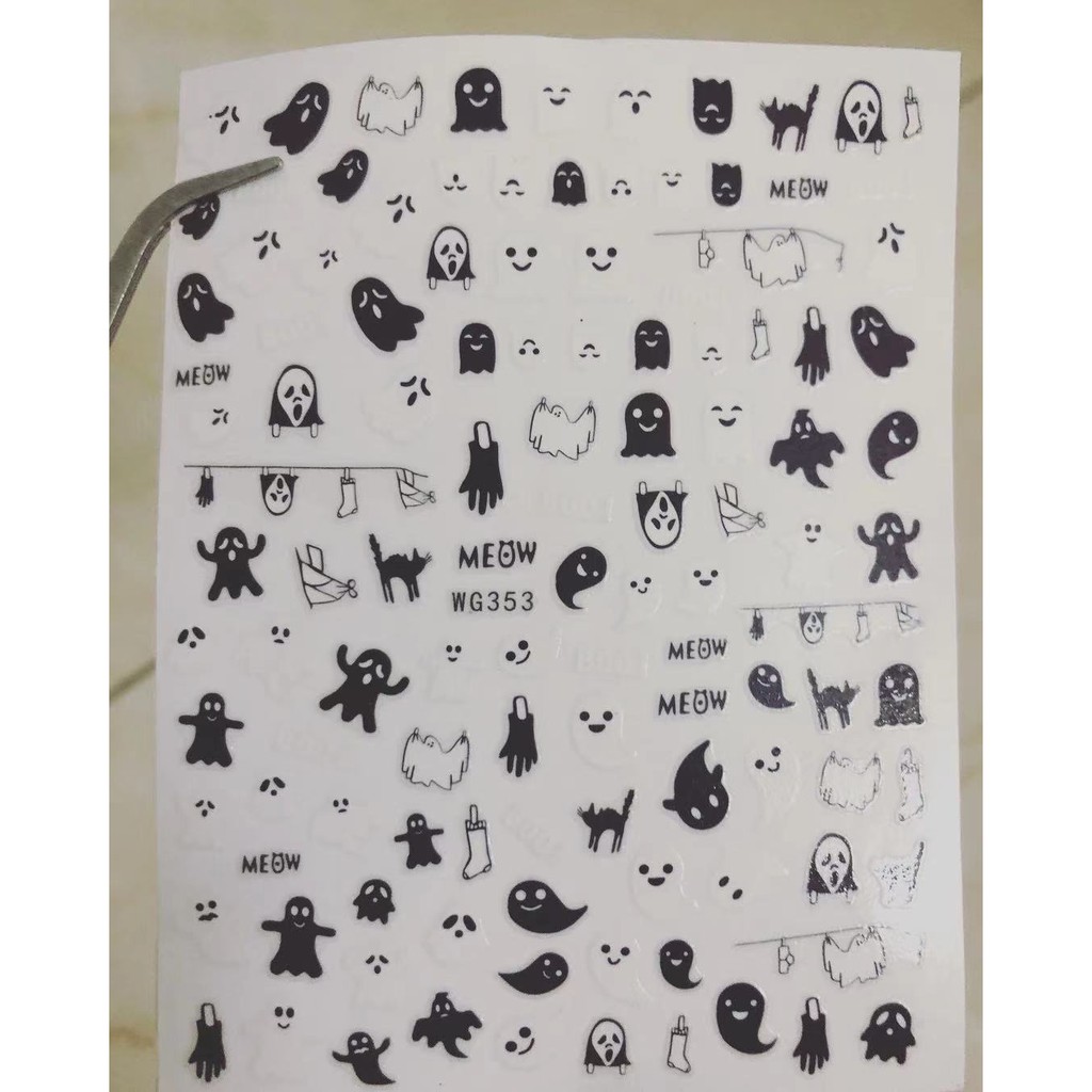Sticker mã mới hình halowen