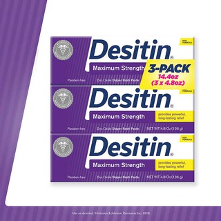 Kem trị và ngừa hăm tã từ Mỹ Desitin Maximum Strength 136gr