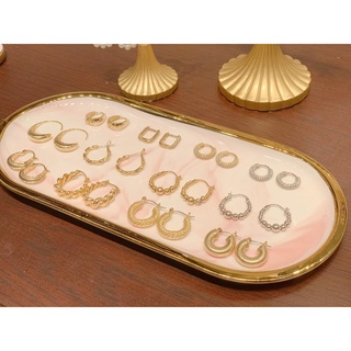 Đĩa gốm vân đá decor / chụp ảnh sang trọng Rubyhouse68