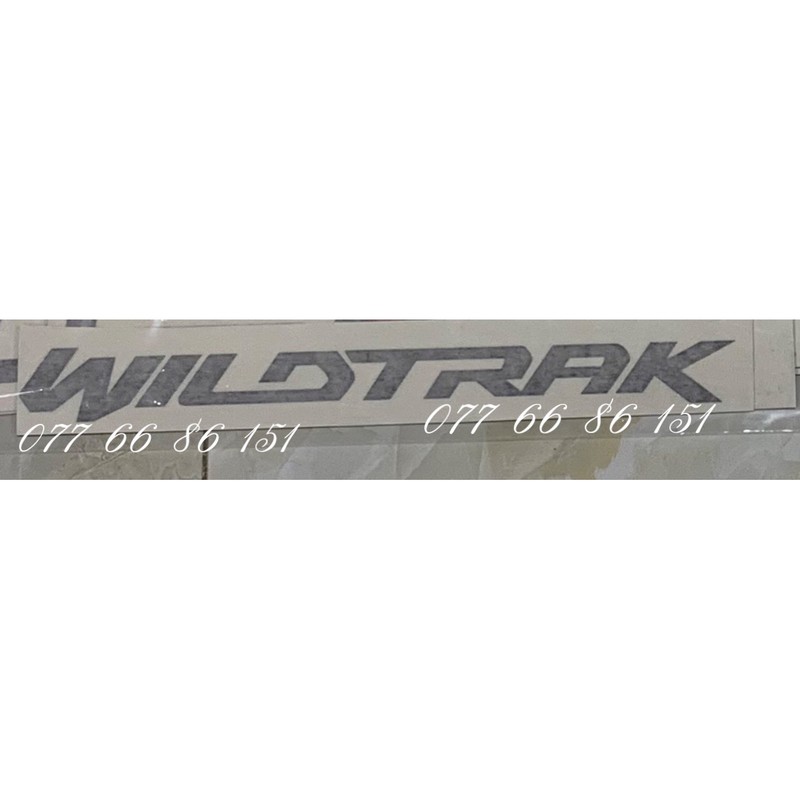 Tem Wildtrack Ranger Dán Sau Đuôi Xe.Tem 3 Lớp wildtrack dán sau xe