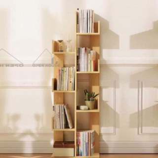 Kệ sách hình cây - kệ sách gỗ xương rồng 8 ngăn
