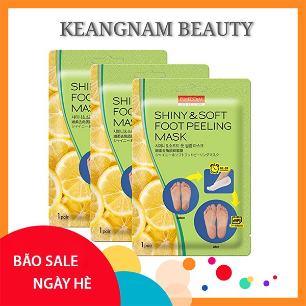 [Hàng AUTH] Mặt Nạ Ủ Chân Lột Da Chết, Thay Da Chân Purederm Foot Peeling Mask | BigBuy360 - bigbuy360.vn
