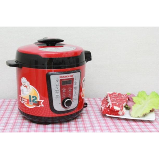 Nồi áp suất điện Sunhouse SHD 1767 6.0 lít hàng mới
