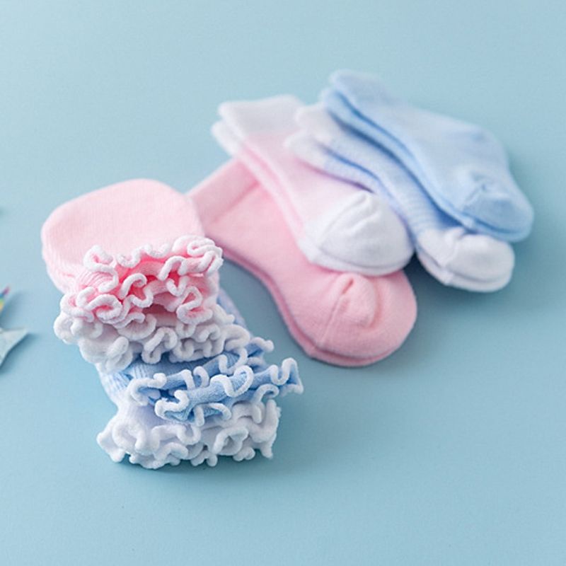 Set 4 Đôi Găng Tay Co Giãn Thoáng Khí Chống Trầy Xước Bảo Vệ Mặt Cho Bé Sơ Sinh