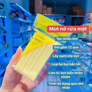 Bọt biển rửa mặt Bông nở rửa mặt (Bịch 12 miếng)