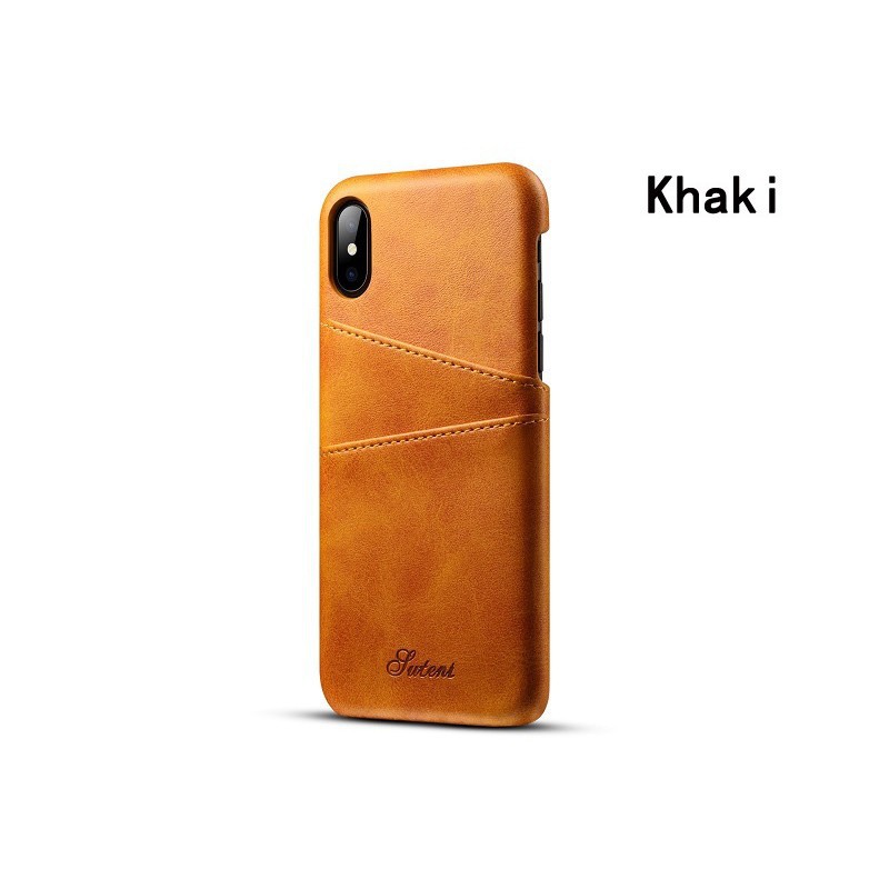 Bao da điện thoại có ngăn đựng thẻ cho iPhone 6 6s 7 8 plus x xr xs max