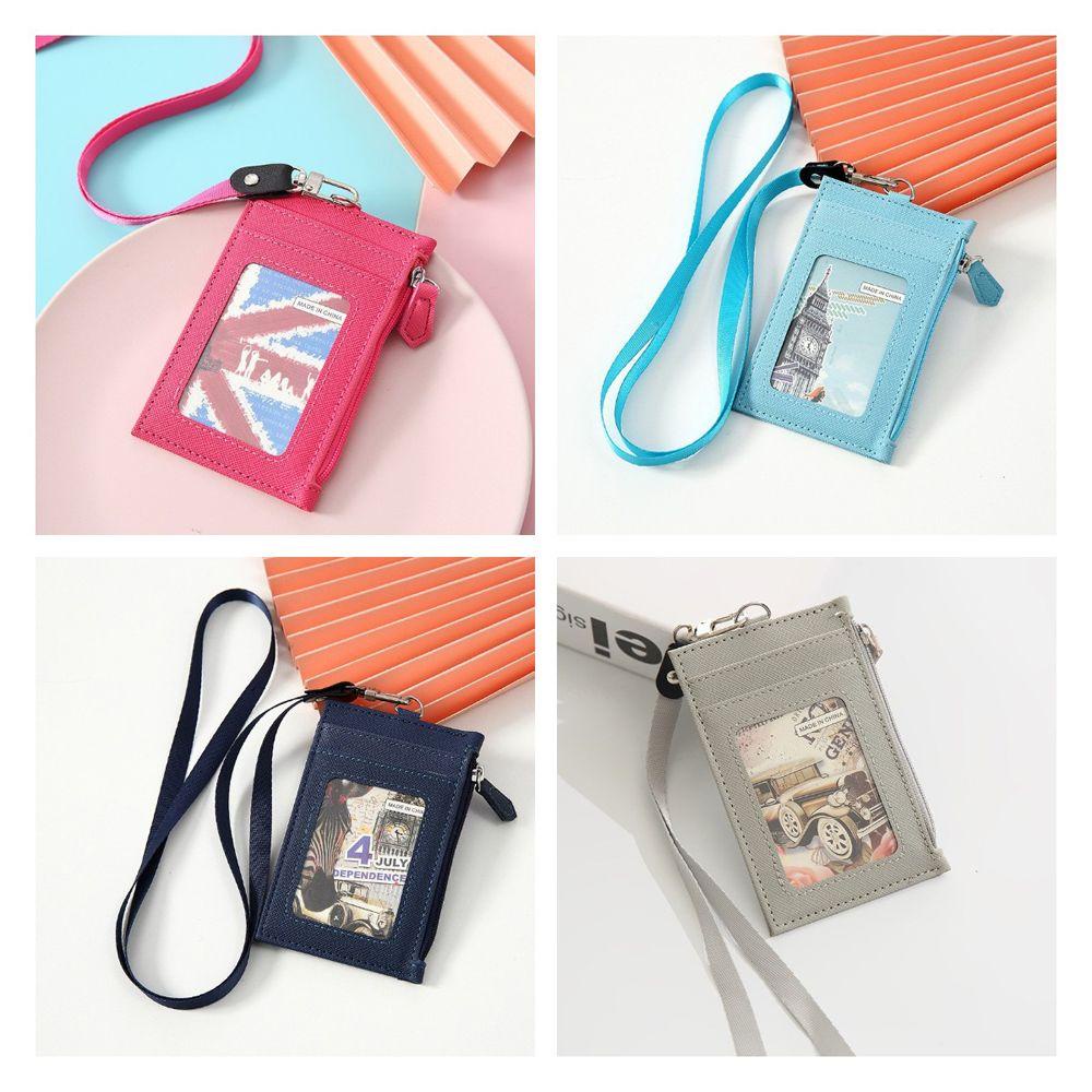Vỏ Bọc Thẻ ID Mini Có Dây Đeo Cổ Thời Trang Cho Nam