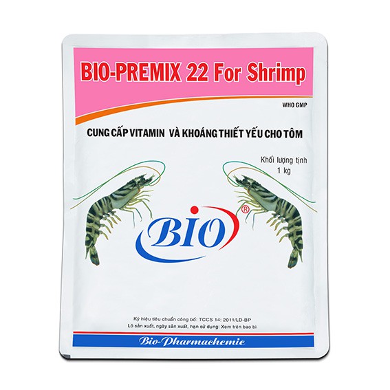 [ Giá rẻ] BIO- PREMIX 22 FOR FISH cung cấp vitamin và khoáng cho tôm, tép 1kg