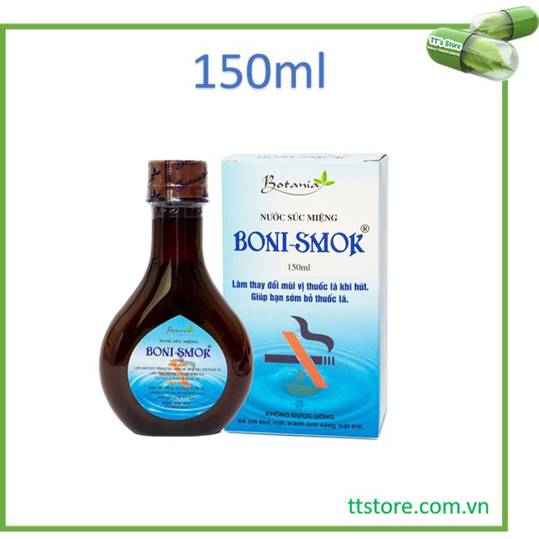 HÀNG CHÍNH HÃNG Nước súc miệng Boni Smok - Nước súc miệng cai thuốc lá [BoniSmok]