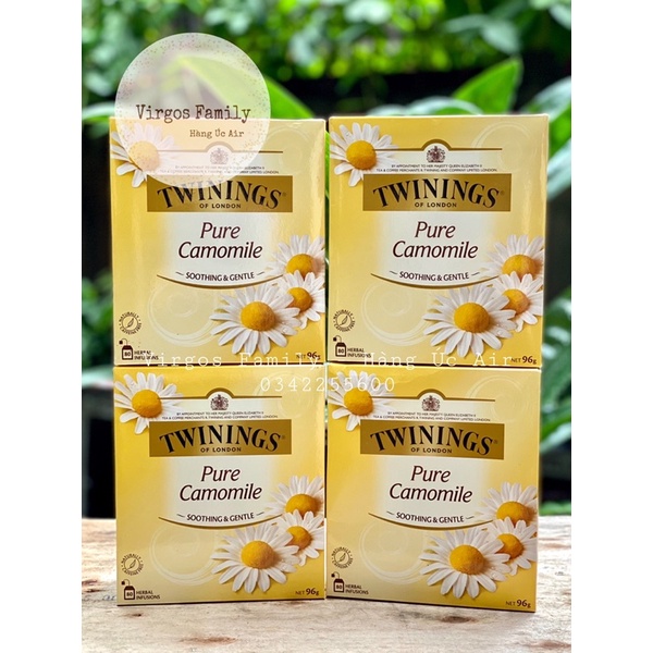 Trà hoa cúc Twinings Pure Camomile hộp 80 túi lọc