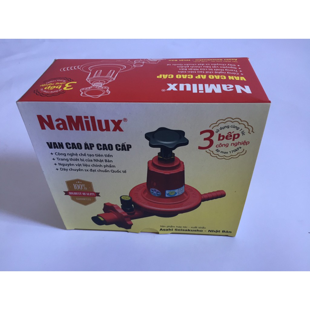 Van gas bếp công nghiệp cao cấp NaMilux NA-538SH