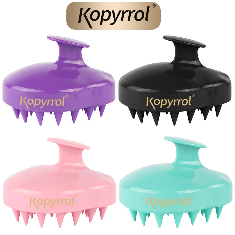 Bàn chải massage KOPYRROL gội đầu giúp mọc tóc và loại bỏ gàu 100g