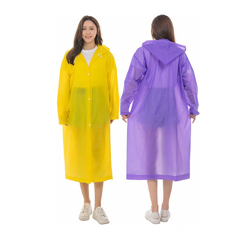 Áo mưa trùm sắc màu - chất liệu EVA gọn nhẹ, thời trang