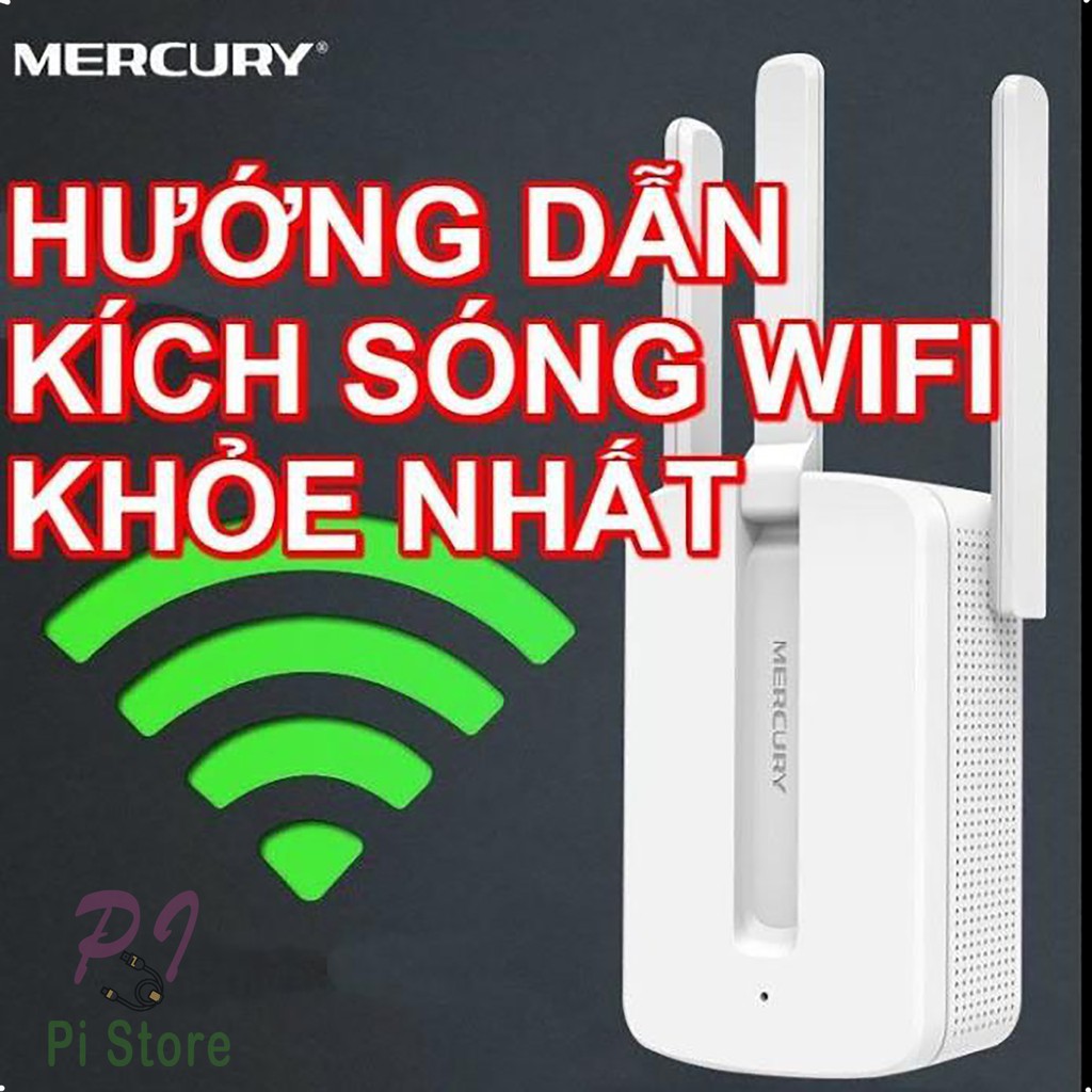 [Bán Lỗ Xả Kho] Bộ kích sóng wifi 3 râu Mercury cực mạnh, Tăng Sóng Wifi,Kích Wifi , Bộ Tiếp Nối Sóng Wi-Fi