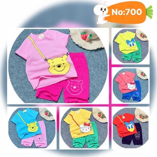 Bộ Ngố cotton bé gái- hot sale