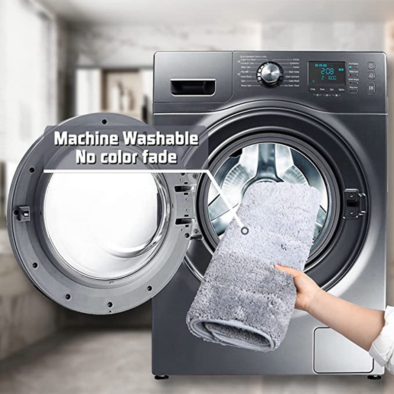 Thảm Chùi Chân Chống Trượt Thấm Hút Tốt Nhanh Khô Tiện Dụng Cho Nhà Tắm