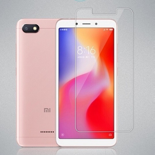Kính cường lực Xiaomi redmi 6/ 6A cao cấp không full viền,tặng giấy lau màn hình