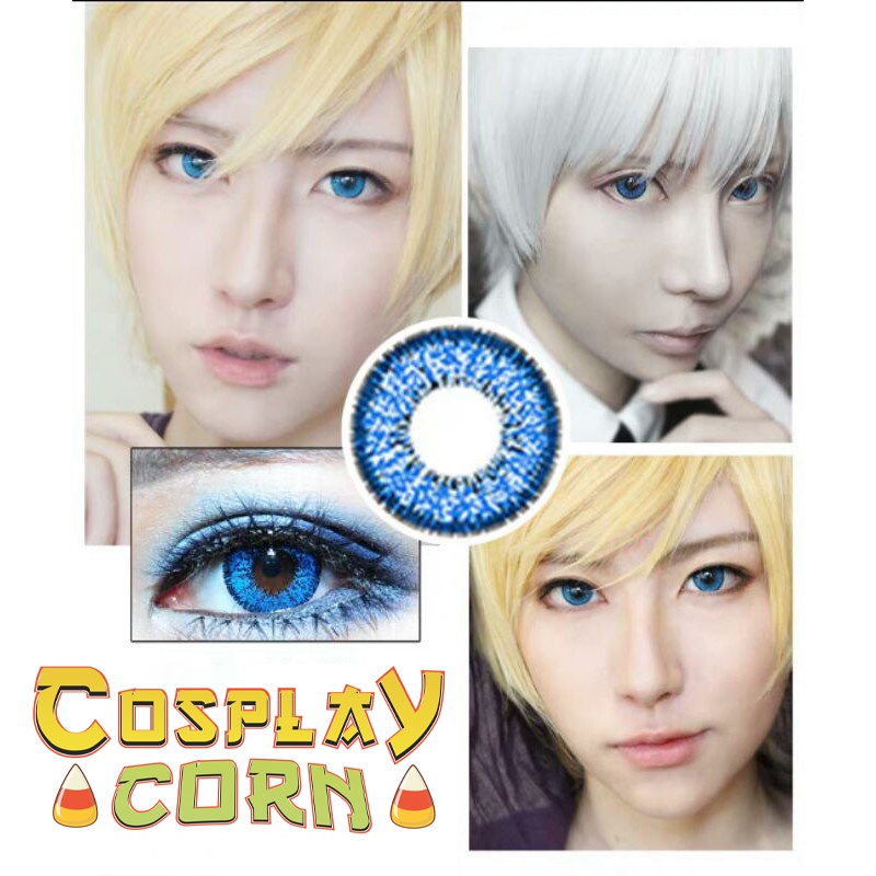 Kính áp tròng cosplay Z wei lens - nhiều màu sắc đủ độ cận 0-8