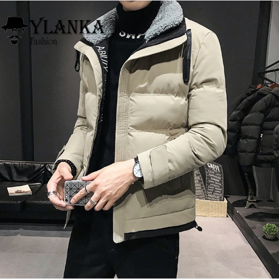 ÁO KHOÁC NAM PHAO LÔNG CỪU - ÁO KHOÁC LÓT LÔNG CỔ DÀY DẶN GIÁ SIÊU RẺ