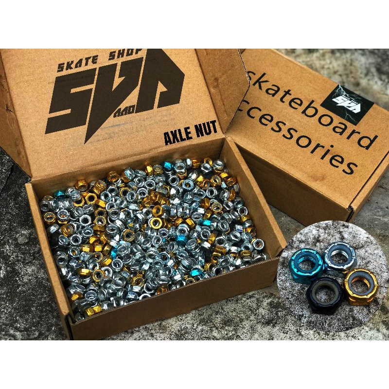 Phụ tùng ván trượt: Axle nut ( Ốc liên kết bánh ván )