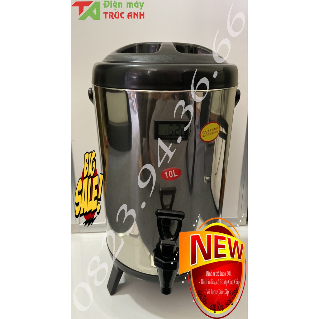 Bình ủ trà 10L có đồng hồ đo nhiệt / không có đồng hồ đo nhiệt - Bình ủ trà 12L | BigBuy360 - bigbuy360.vn
