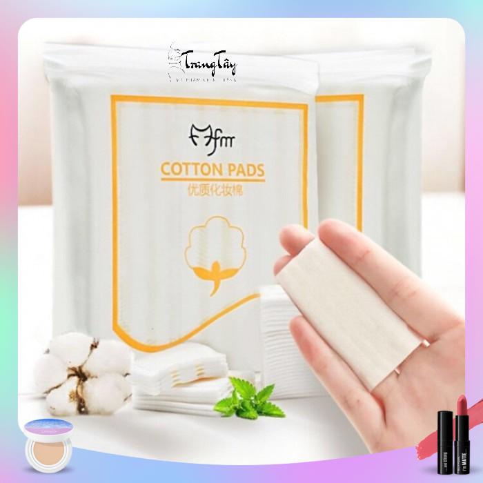 Bông tẩy trang 3 lớp Cotton Pads túi 222 miếng CPM1