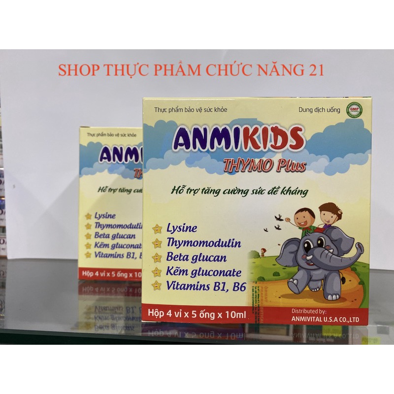 ANMIKIDS THYMO plus - Giúp bồi bổ sức khoẻ, nâng cao sức đề kháng cho trẻ.