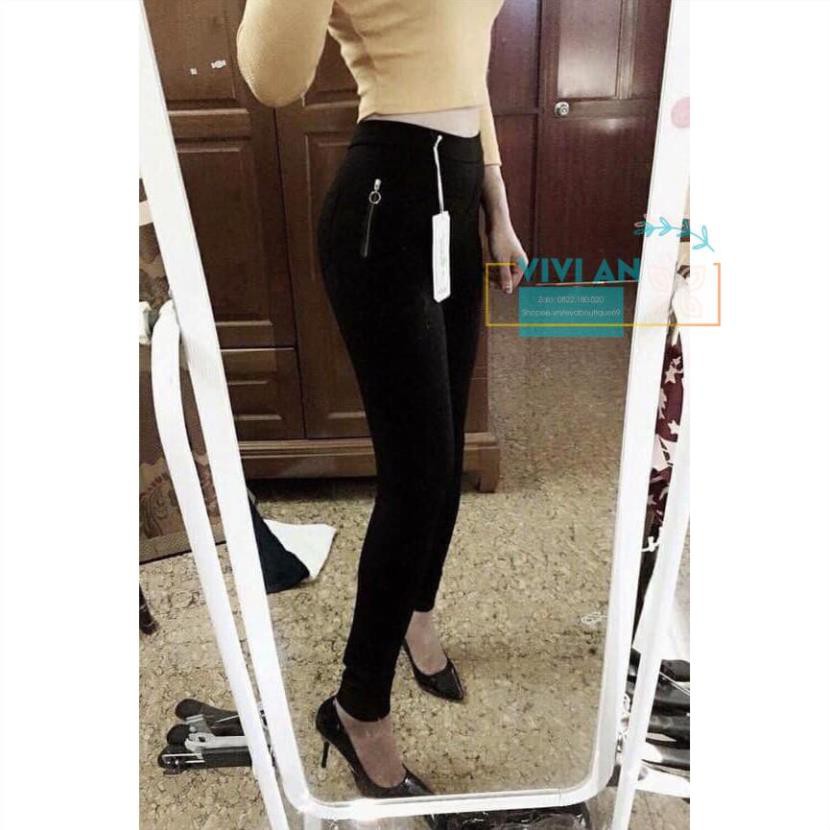 Quần Legging [Hàng Cao Cấp] Quần Umi khóa sườn cao cấp, chất dày dặn, không bai - không xù, hàng VNXK | BigBuy360 - bigbuy360.vn