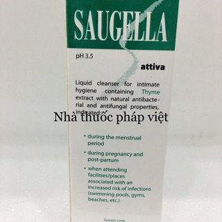 Dung dịch vệ sinh Saugella Attiva 100ml