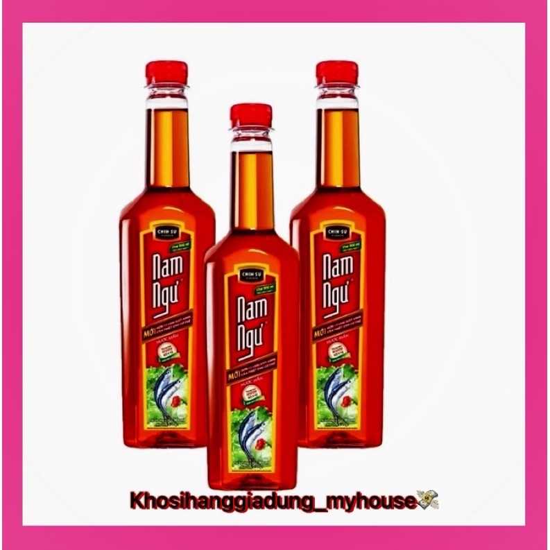 Nước mắm Nam Ngư chai 500ml và 750ml hương vị đậm đà