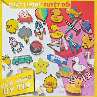 [Siêu dễ thương] Huy hiệu Cài áo Móc cài BALO hoạt hình dễ thương XUH105