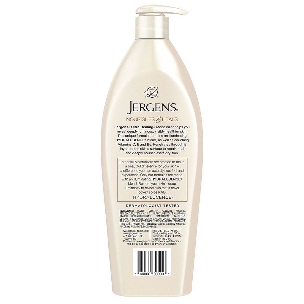 Dưỡng thể Jergens Ultra Healing 621ml