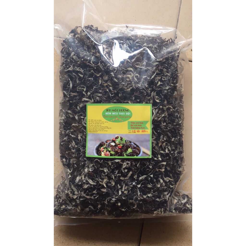 Nấm mèo Hai da 500g-1000g  Thái Bình Dương