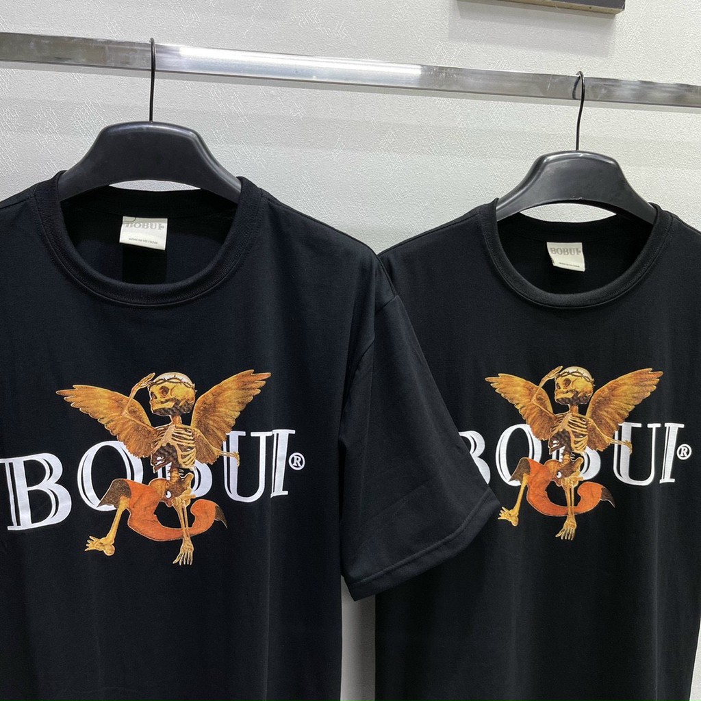 [Mã FADIRECT20 giảm 20K đơn từ 150K] Áo thun local brand bobui big logo tay lỡ unisex