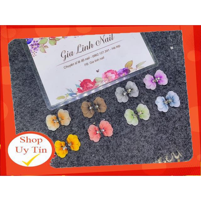 Hoa bột nail gắn móng tay | Hoa nửa ( set 10 bông )