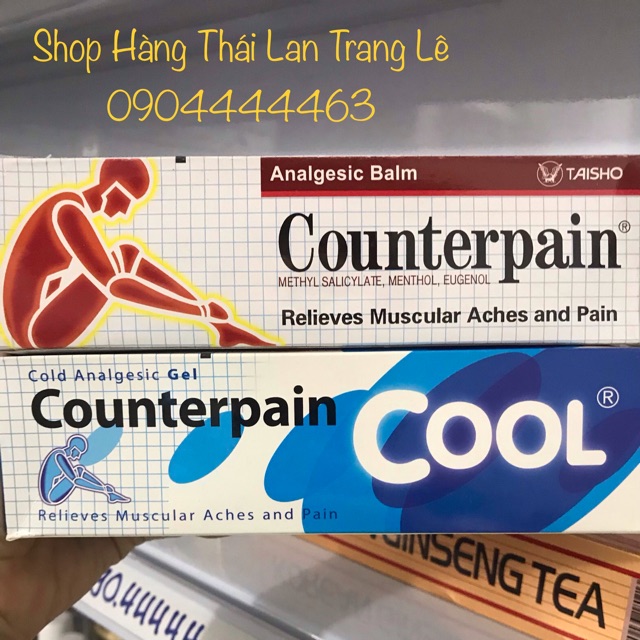 Dầu Xoa Bóp Counterpain Nóng Lạnh 120g  tuýp lớn nhất