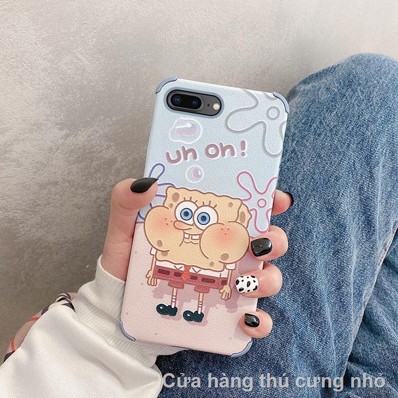 iphone case iphone 11❂Applicable to Apple 8plus mobile phone shell cartoon iphone7p cute a1661 seven spuls net red ip eight rplus funny p8splus all-inclusive pi anti-drop i8 female i7 male p7 silicone q soft
