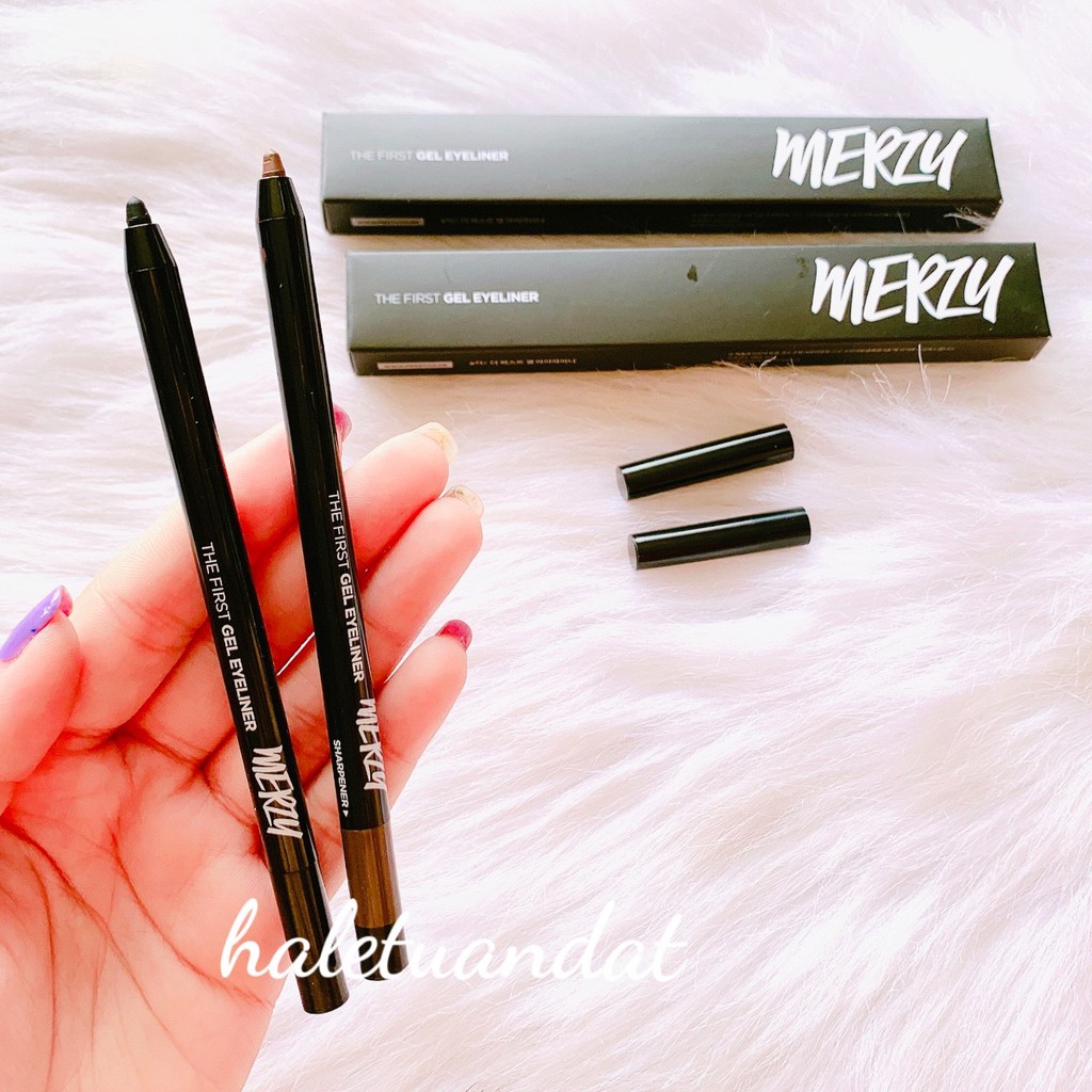 Kẻ Mắt Merzy The First Pen Eyeliner bút lông + sáp