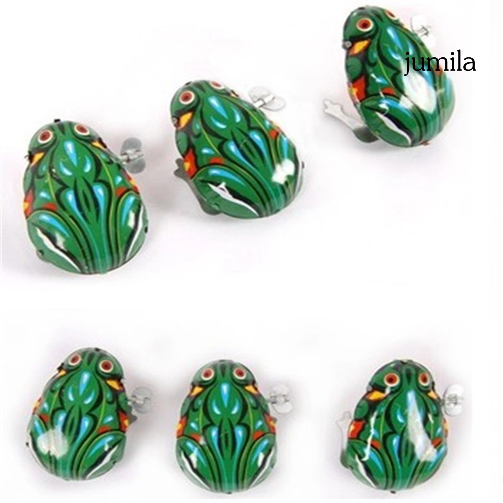 Đồ Chơi Hình Con Ếch Nhảy Sử Dụng Dây Cót Dễ Thương Cho Trẻ