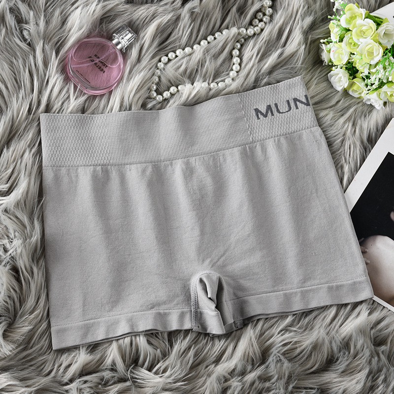 Quần lót boxer AOWEINISI lưng cao co giãn thoáng khí thoải mái thời trang dành cho nữ